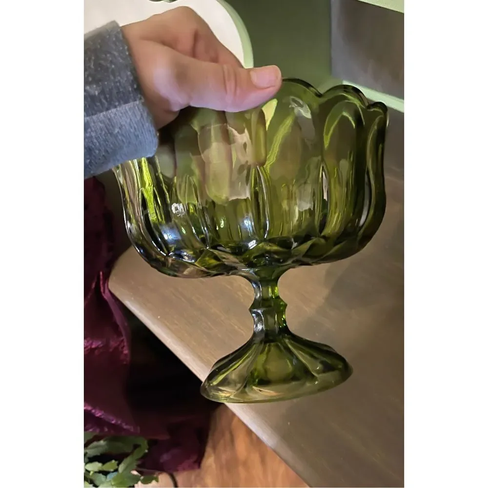 Vintage Anchor Hocking Fairfield Compote